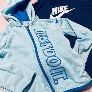 Girls Nike Blue Hoodie Set, Size 6-7